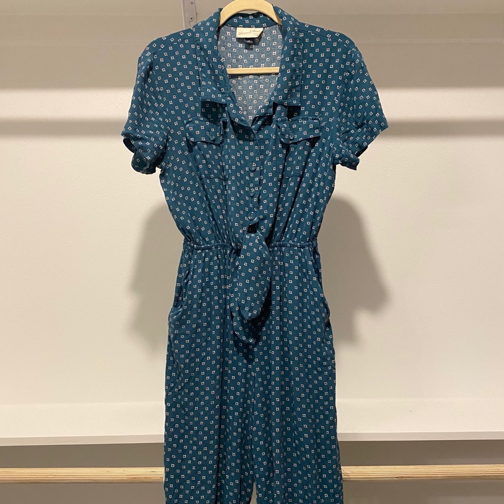 Button front jumpsuit